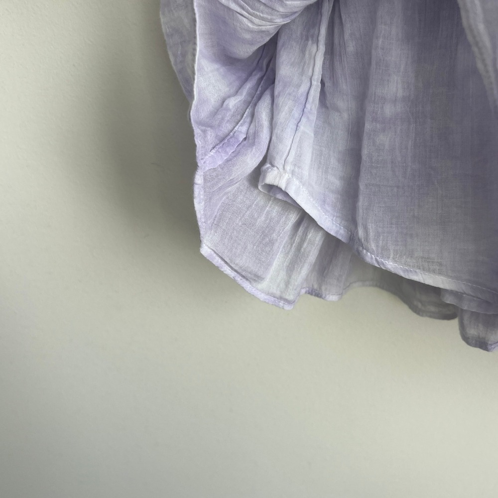 LoveShackFancy Lavender Ruffle Mini Dress - Picture 9 of 10